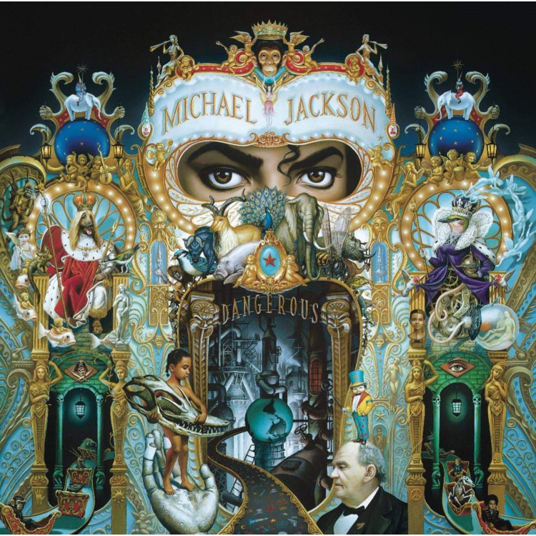 Michael Jackson "Dangerous" Double Vinyle Gatefold