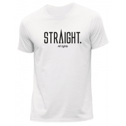 T-Shirt Yaro "Straight." Blanc