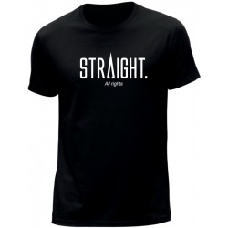 T-Shirt Yaro "Straight." Noir