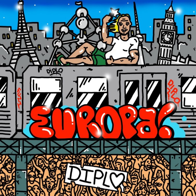 Diplo "Europa" Vinyle transparent numéroté