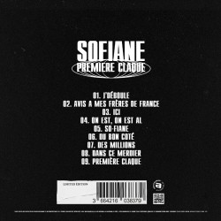Sofiane "Première Claque" Vinyle couleur réédition limitée 1 / 300
