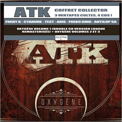 ATK "Oxygène" Coffret collector 3 mixtapes, quadruple CD digipack