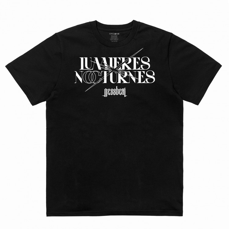 Nessbeal T- Shirt " Lumières nocturnes " Noir