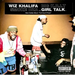 Wiz Khalifa Big K.R.I.T Smoke Dza and Girl Talk "full court press" Vinyle Gatefold
