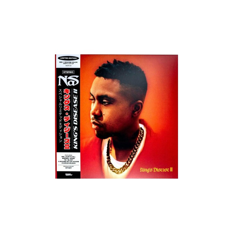 Nas "King's disease II" Double vinyle rouge/orange