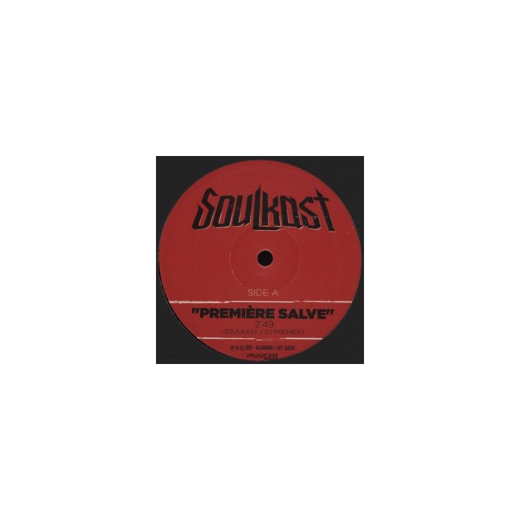 Soulkast "Première Salve 2'49" "Première Salve Instrumental 2'47" Vinyle Simple