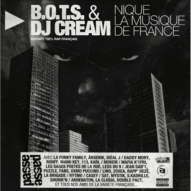 Dj Cream & B.O.T.S "Nique la musique de France" Double Vinyle Dj Cream & B.O.T.S "Nique la musique de France" Double Vinyle