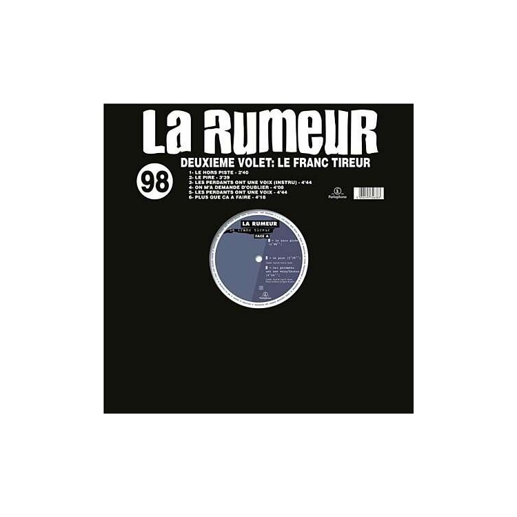 La Rumeur "Deuxième volet : Le franc tireur" EP Vinyle La Rumeur "Deuxième volet : Le franc tireur" EP Vinyle