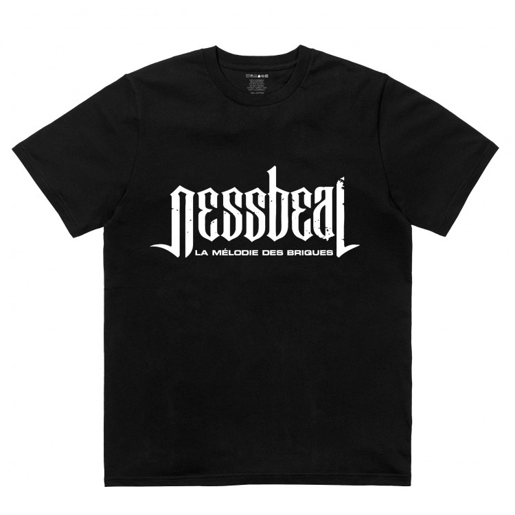 Nessbeal T-shirt "Mélodie des briques" noir