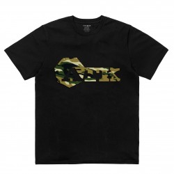 ATK T-shirt noir logo "Camo Vert"