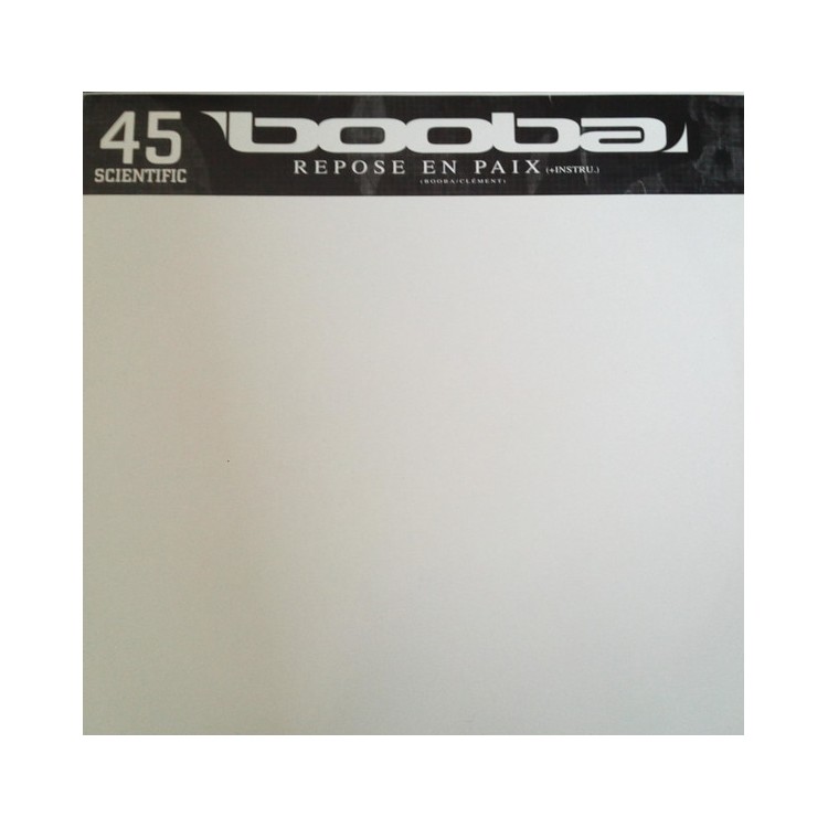 45 Scientific Booba "Repose en paix" Vinyle