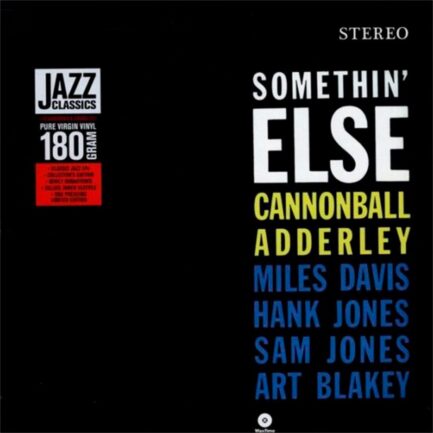Cannonball adderley somethin else mile davis ank jones sam jone art blakey vinyle Jazz