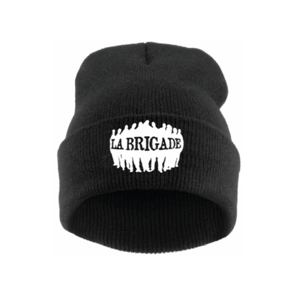 La Brigade Bonnet Noir Brodé