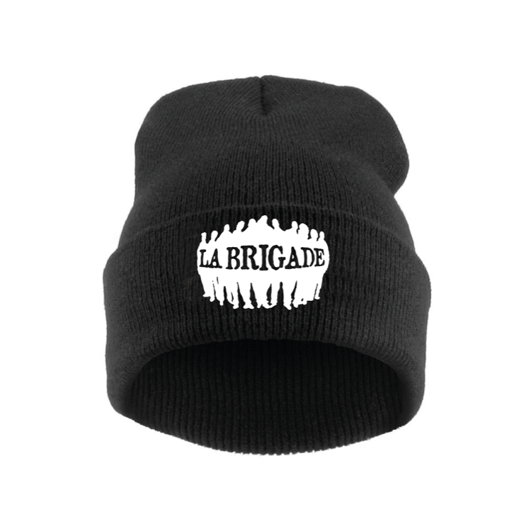 La Brigade Bonnet Noir Brodé