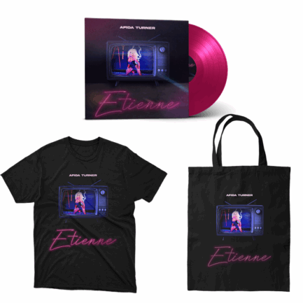 Pack Afida Turner "Etienne" Vinyle Maxi Dédicacé + T-Shirt + Tote Bag
