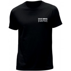 T-Shirt Yaro "Tout Droit" Noir