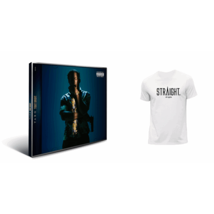 Yaro Pack CD + T-shirt "Straight" Blanc