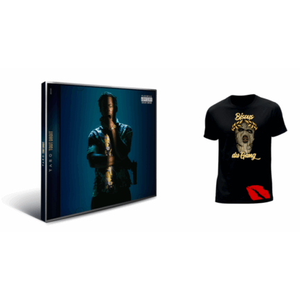 Yaro Pack CD T-Shirt "Tout droit" Noir