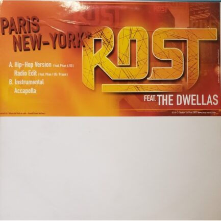 Rost Feat. The Dwellas "Paris / New-York" Maxi Vinyle