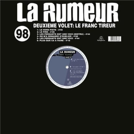 vinyle la rumeur le franc tireur