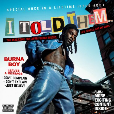 vinyle burna boy I told them